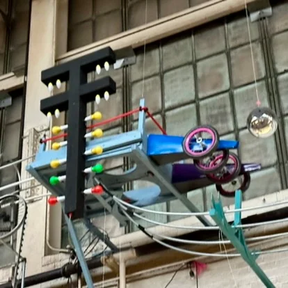 Giant Marble Machine Drag Race